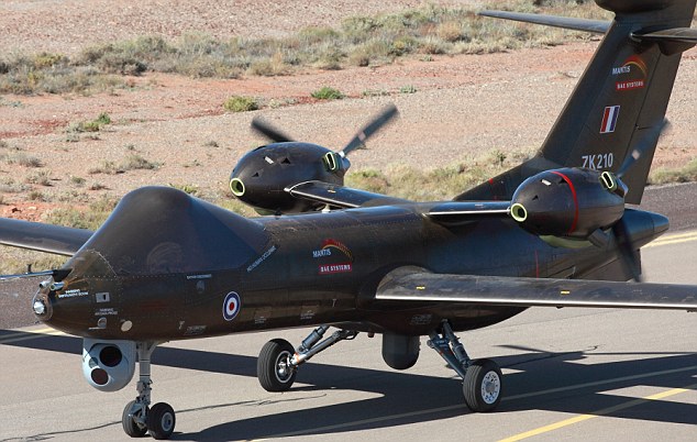 BAe Mantis au roulage