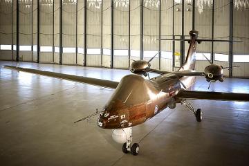 The factory of BAE Systems at Warton in Lancashire.
The Mantis autonomous aircraft